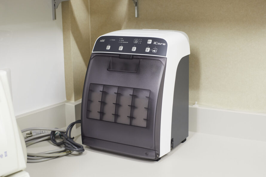 ハンドピースの自動注油システム